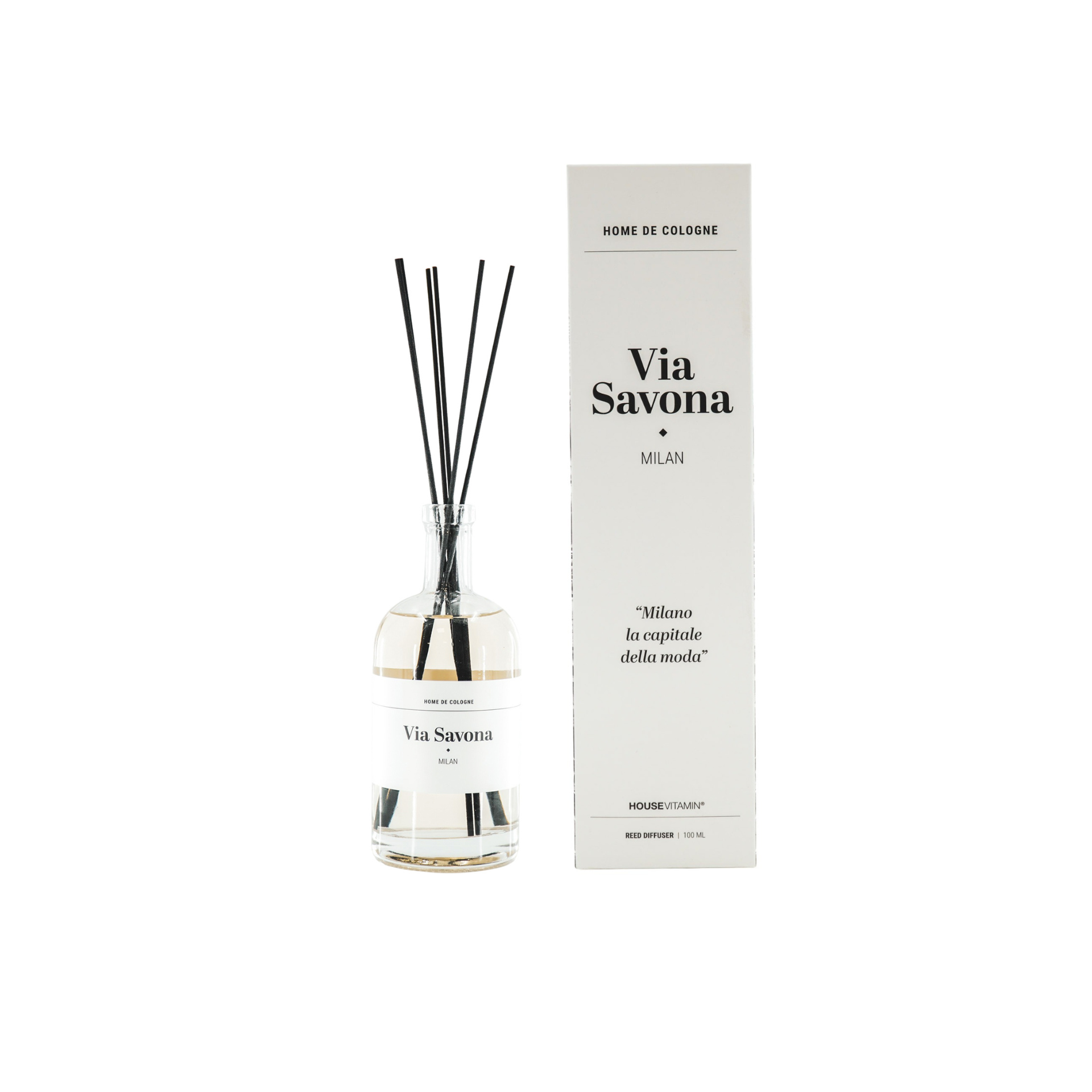 HOUSEVITAMIN REED DIFFUSER VIA SAVONA MILAN 100ML