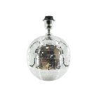 HOUSEVITAMIN TAFELLAMP DISCOBAL GLAS ZILVER 20 CM