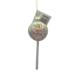 HOUSEVITAMIN KERSTHANGER LOLLY GLAS 13,5 CM