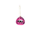 HOUSEVITAMIN KERSTHANGER LIPPEN GLAS ROZE 8,5 CM