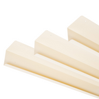 HOUSEVITAMIN SET VAN 3 WANDPLANKEN METAAL BEIGE 40/50/60 CM