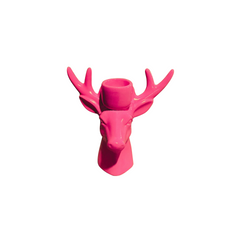 HOUSEVITAMIN KANDELAAR REINDEER KERAMIEK NEONROZE 11 CM