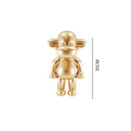 HOUSEVITAMIN APENBEELD THE LEGEND POLYRESIN GOUD 35 CM