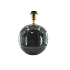 HOUSEVITAMIN TAFELLAMP DISCOBAL GLAS ZWART 20 CM