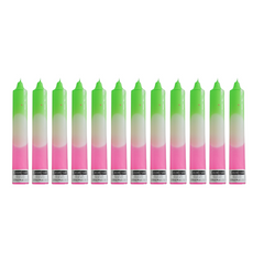 HOUSEVITAMIN XXL DIPDYE DINERKAARS GROEN/WIT/ROZE 25 CM