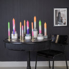 HOUSEVITAMIN XXL DIPDYE DINERKAARS GROEN/WIT/ROZE 25 CM
