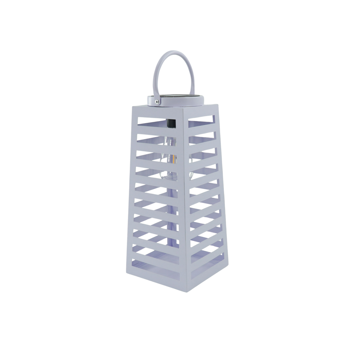 HOUSEVITAMIN SOLAR LANTAARN METAAL LILA 32,5 CM