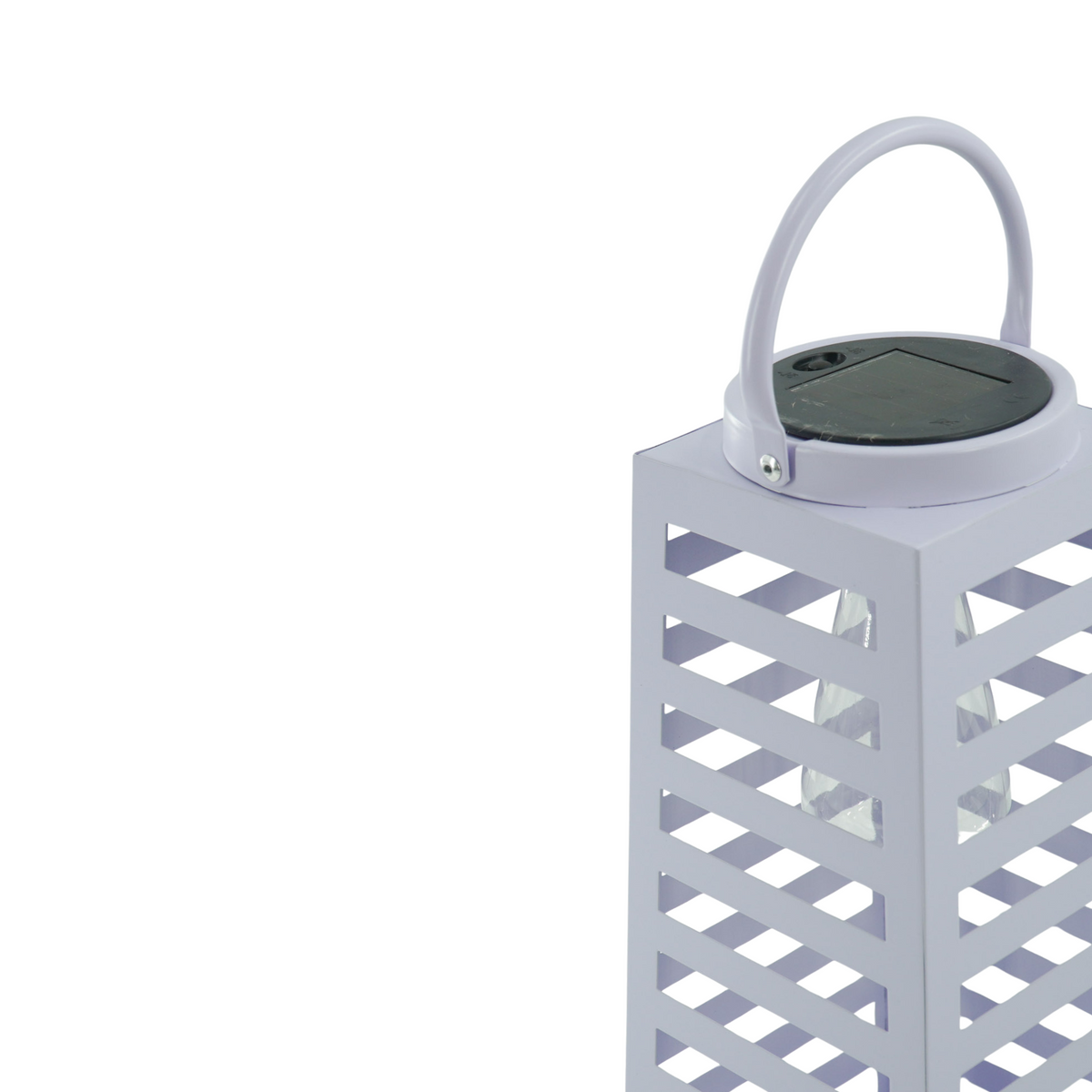HOUSEVITAMIN SOLAR LANTAARN METAAL LILA 32,5 CM