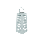 HOUSEVITAMIN LAMPE LATERNE SOLAR METALL WEISS 14X32,5CM