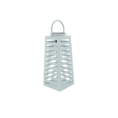 HOUSEVITAMIN LAMPE LATERNE SOLAR METALL WEISS 14X32,5CM