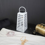 HOUSEVITAMIN LAMPE LATERNE SOLAR METALL WEISS 14X32,5CM