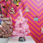 HOUSEVITAMIN DECORATIEVE KERSTBOOM LED POLYSTYREEN ROZE 50 CM