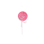 HOUSEVITAMIN DECORATIEVE LOLLY SCHUIM ROZE/GEEL 35 CM