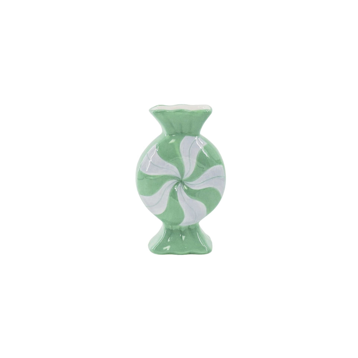 HOUSEVITAMIN VAAS TOFFEE CANDY KERAMIEK LILA/MINT 20 CM