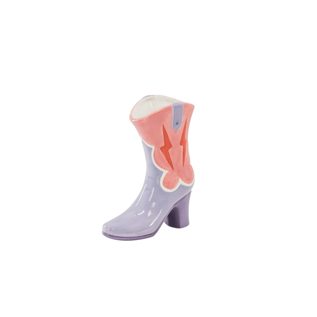 HOUSEVITAMIN VAAS BOOT KERAMIEK ROZE/LILA 26,5 CM