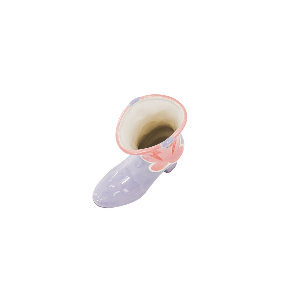 HOUSEVITAMIN VAAS BOOT KERAMIEK ROZE/LILA 26,5 CM