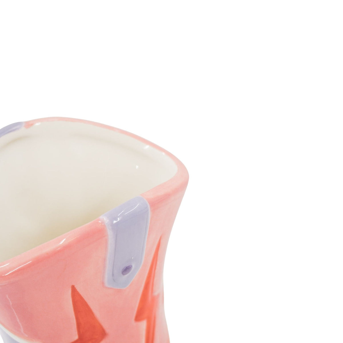 HOUSEVITAMIN VAAS BOOT KERAMIEK ROZE/LILA 26,5 CM