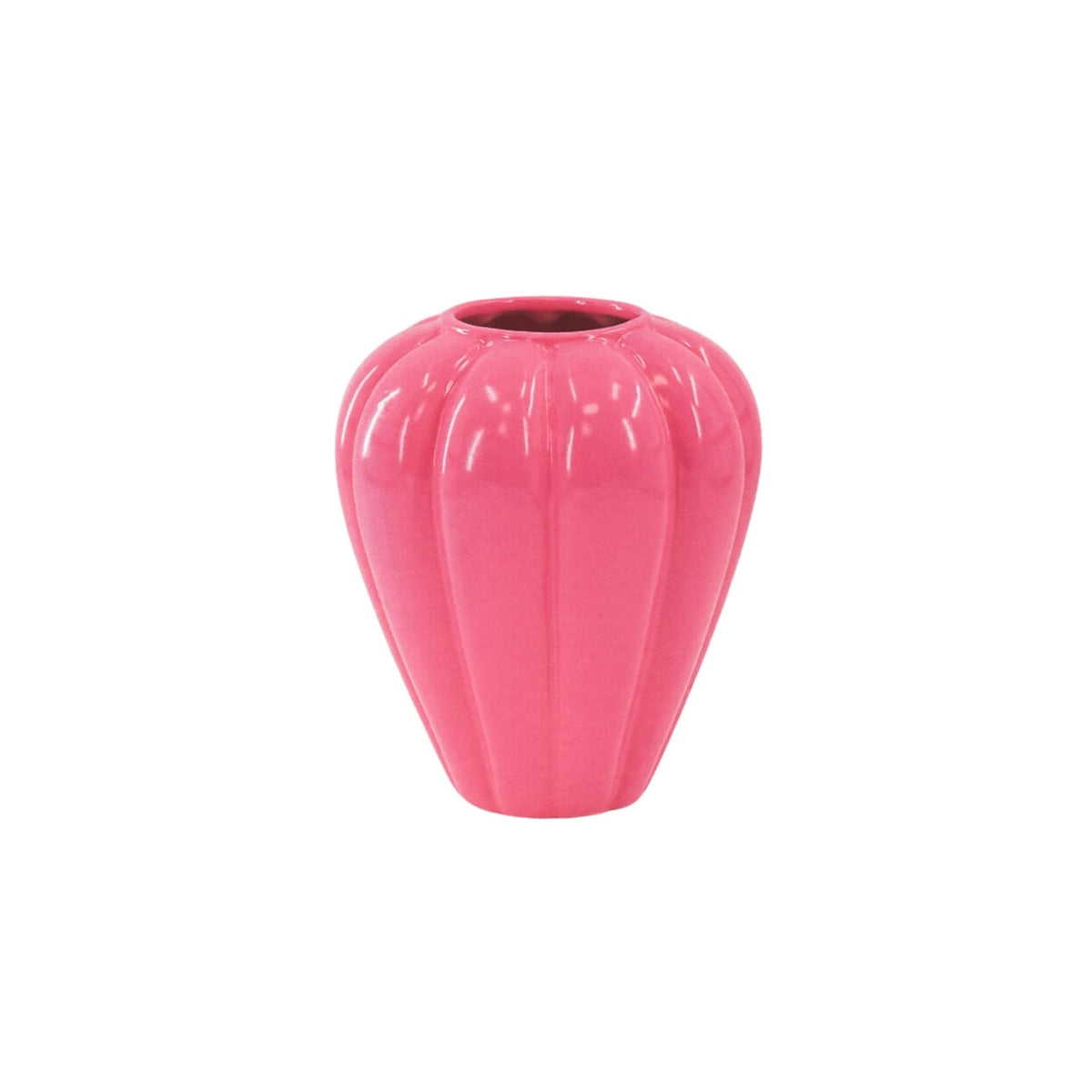 HOUSEVITAMIN VAAS SWIRL KERAMIEK ROZE 21,5 CM