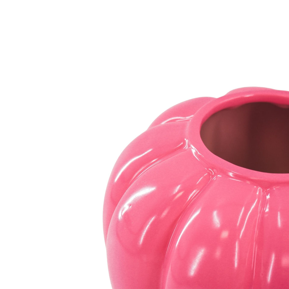 HOUSEVITAMIN VAAS SWIRL KERAMIEK ROZE 21,5 CM