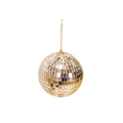 HOUSEVITAMIN KERSTHANGER DISCOBAL FOAM/GLAS GOUD 15 CM