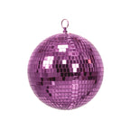 HOUSEVITAMIN KERSTHANGER DISCOBAL FOAM/GLAS ROZE 20 CM