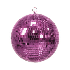 HOUSEVITAMIN KERSTHANGER DISCOBAL SCHUIM/GLAS ROZE 25 CM