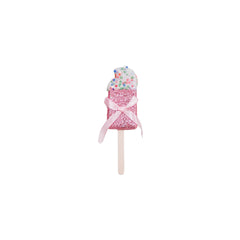 HOUSEVITAMIN KERSTHANGER IJSJE FOAM ROZE 16 CM