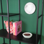 HOUSEVITAMIN DECORATIEVE SCHAAL PLEATED KERAMIEK MINT 15 CM