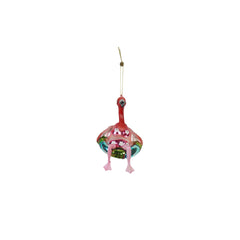 HOUSEVITAMIN KERSTHANGER FLAMINGO IN BIKINI GLAS ROZE 11,5 CM