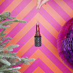 HOUSEVITAMIN KERSTHANGER LIPPENSTIFT GLAS ROOD/GOUD 11 CM