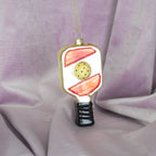 HOUSEVITAMIN KERSTHANGER PADEL GLAS GEEL/ROOD 10,5 CM