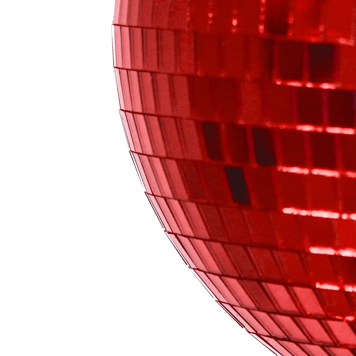 HOUSEVITAMIN KERSTHANGER DISCOBAL FOAM/GLAS ROOD 20 CM