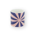 HOUSEVITAMIN BLOEMPOT SWIRL DOLOMIET BLAUW/ROZE 13 CM