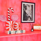 HOUSEVITAMIN BLOEMPOT SWIRL DOLOMIET ROOD/ROZE 16 CM