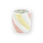 HOUSEVITAMIN BLOEMPOT MARSHMALLOW DOLOMIET ROZE/GEEL 16 CM