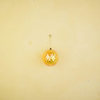 HOUSEVITAMIN KERSTBAL KUNSTSTOF GEEL 10 CM