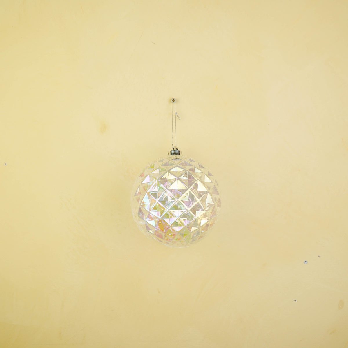 HOUSEVITAMIN KERSTBAL KUNSTSTOF TRANSPARANT 15 CM