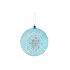 HOUSEVITAMIN KERSTBAL KUNSTSTOF BLAUW 15 CM