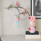 HOUSEVITAMIN DECORATIEVE ENGEL KUNSTSTOF BLAUW 11 CM