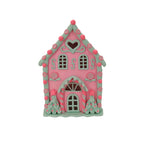 HOUSEVITAMIN LED SNOEPHUISJE POLYRESIN ROZE 13 × 13 × 18,5 CM