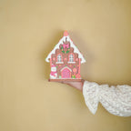 HOUSEVITAMIN LED CANDY HOUSE POLYRESIN BRUIN/ROZE 23,5 CM