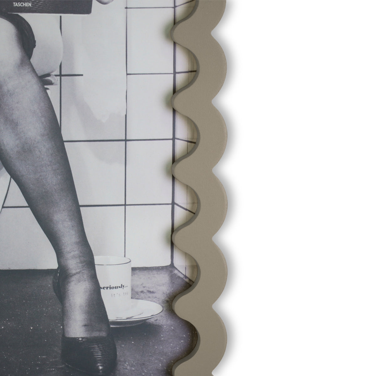 HOUSEVITAMIN FOTOLIJST WAVEY MDF TAUPE 24 × 33 CM