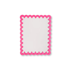 HOUSEVITAMIN WANDSPIEGEL WAVEY MDF NEONROZE 24 × 33 CM