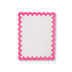 HOUSEVITAMIN WANDSPIEGEL WAVEY MDF NEONROZE 33 × 43 CM