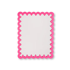 HOUSEVITAMIN WANDSPIEGEL WAVEY MDF NEONROZE 33 × 43 CM