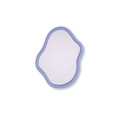 HOUSEVITAMIN ORGANISCHE WANDSPIEGEL MDF/GLAS LILA 40 × 30 CM