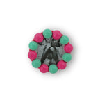 HOUSEVITAMIN FOTOLIJST BUBBLES MDF NEONROZE/MINT 14,5 CM