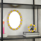 HOUSEVITAMIN FOTOLIJST BUBBLES MDF LICHTROZE/GEEL 14,5 CM