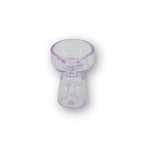 HOUSEVITAMIN KAARSEN- & THEELICHTHOUDER BOW GLAS LILA 9,5 CM