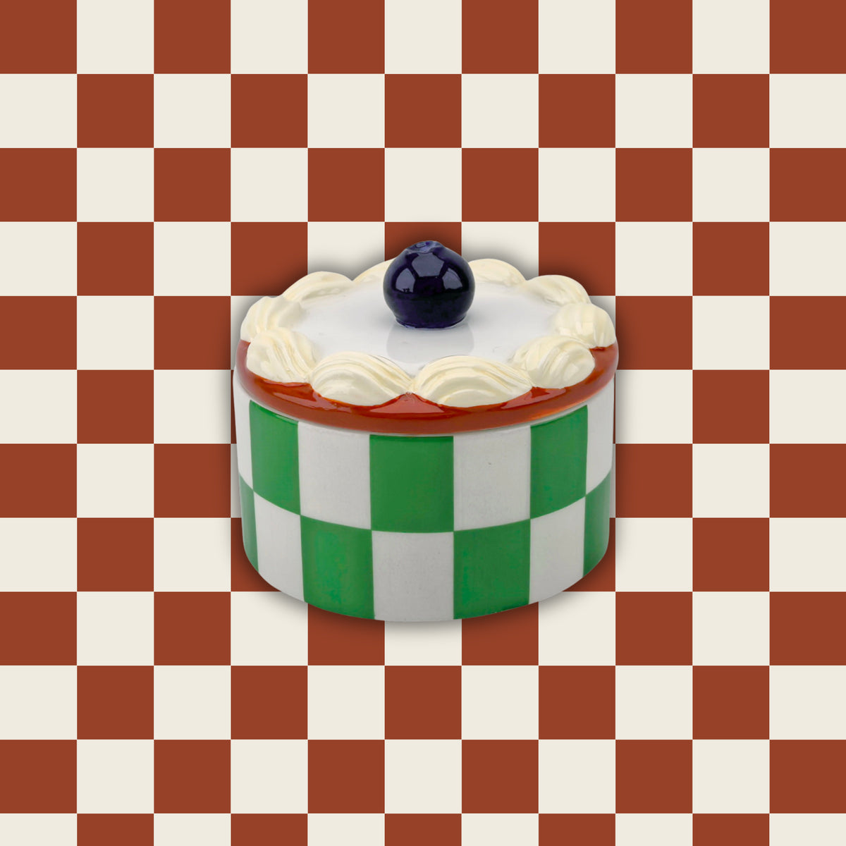 HOUSEVITAMIN VOORRAADPOT TARTLET MOCHA GROEN 9 CM